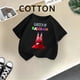 thumbnail image 2 of Ropa de verano de dibujos animados para niños, camiseta deportiva informal de algodón puro, camiseta cómoda para niños y niñas, camiseta de cuello redondo de moda, 2 of 5