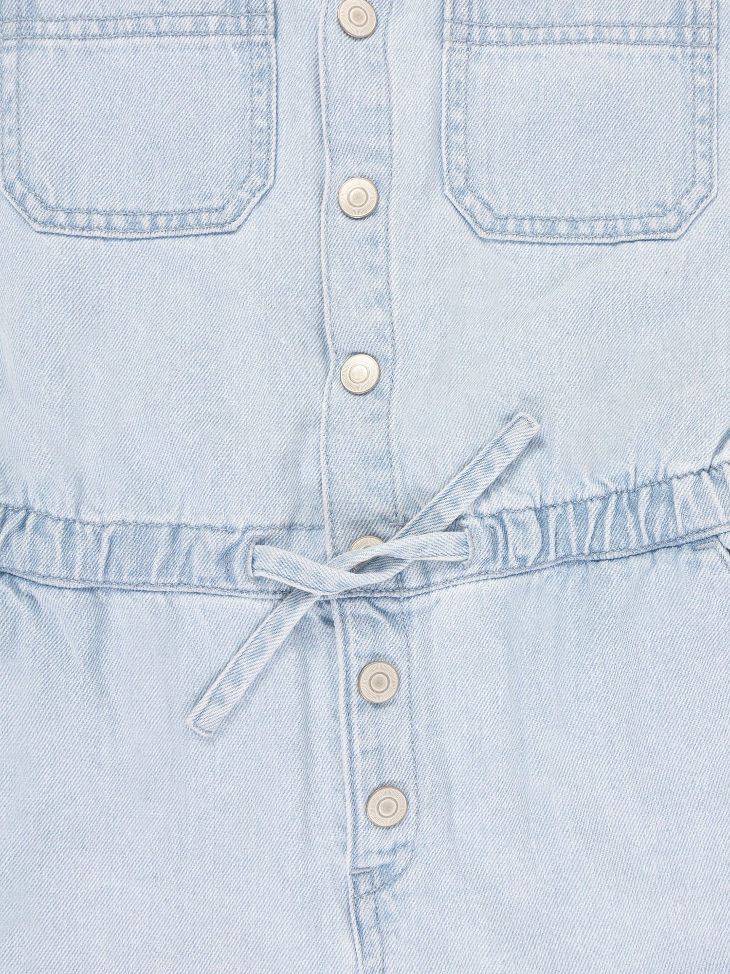 Wonder Nation Girls Denim Romper, Sizes 4-18