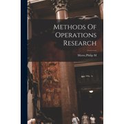 Methods Of Operations Research, (Paperback)
