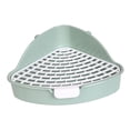 thumbnail image 3 of Caja de arena para conejos, accesorios para jaula de entrenamiento para orinal, jaula para inodoro, mascota para inodoro claro jinwen Inodoro con bandeja de arena, 3 of 8