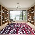thumbnail image 2 of ODIKA 2'x3' Machine Washable Non-Slip Area Rug, Oriental Burgundy High Traffic Rug, Red, 1014812, 2 of 7
