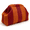 Orange Red, variant on Clutch Purse for Women,Knit Striped Clutch Handbags,Woven Evening Bags,Large Dumpling Bag for Ladies,Girlfriend,Travel Makeup Storage Lightweight Portable Pouch(Khaki Pinstripe)