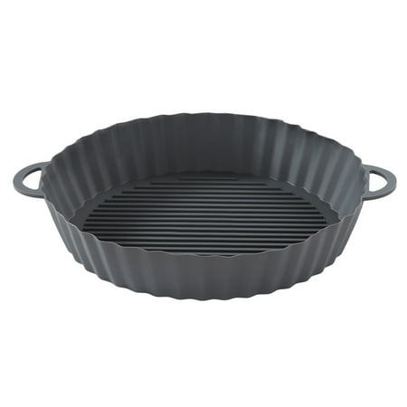 

moobom AirFryer Silicone Pot Air Fryers Oven Baking Tray Fried Pizza Mat Liner