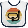 thumbnail image 3 of Inktastic Scuba Diver Retro Sunset Diving Boys or Girls Baby Bib, 3 of 4