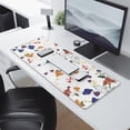 thumbnail image 2 of Long Mouse Pads for Desk,Pioneer Flower Floral Print Pattern Desk Mats on Top Of Desks, Desk Mouse Pad Extra Large with 3mm Non-Slip Base and Stitched Edge for Gaming,Office,Work,Home 31.5"x11.8", 2 of 6
