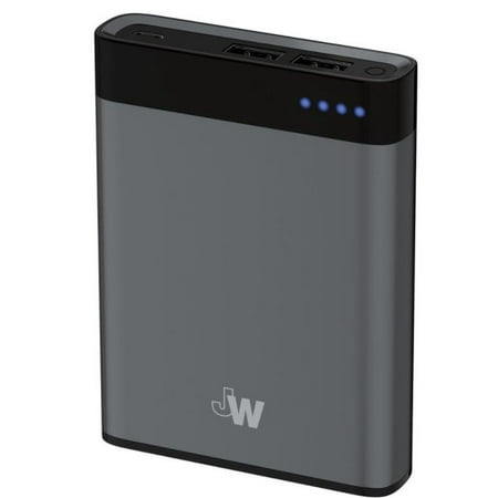 Just Wireless 8000mAh 2-Port Power Bank - Slate
