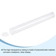 thumbnail image 3 of Unique Bargains Storage Tube Small Rigid Tubing Bottle Container with Cap Lid Round Hollow Water Tube 28mm/1.1inch Diameter, 3 of 5