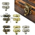 thumbnail image 5 of Antique Vintage Latch Catch Jewellery Box Hasps Pad Lock Gift Z0Z9 W0P7, 5 of 9