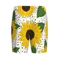 thumbnail image 2 of Haiem Sunflowers Men's Pajama Short with Soft Woven Cotton Elastic Waistband Sleep Short-X-Large, 2 of 9