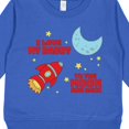 thumbnail image 3 of Inktastic I Love My Daddy to the Moon and Back Toddler Sweatshirt, 3 of 4