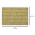 thumbnail image 3 of Decozen Placemats Set of 8 for Dining Table, Table Plastic  Placemats, Rectangular PVC 18x12 - Gold, 3 of 8