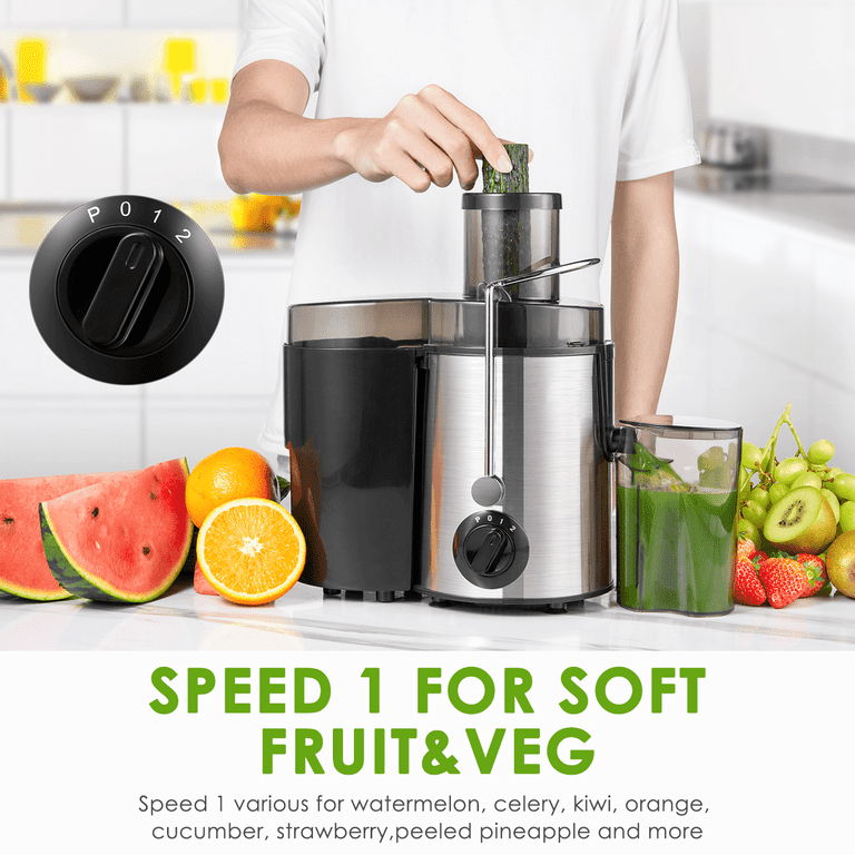 Exprimidor de Jugos Housnat 400W, Máquina de Extractor de