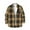 Yellow, variant on Plaid Flannel Shirts Button Down Jacket for Men with Chest Pocket Casual Classic Long Sleeve Lapel Blouses Outwear (XL, Wine)