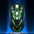 thumbnail image 2 of 1600DPI Optical Mouse 4 Keys USB LED Light Optical Wired Gaming Mouse for PC Game Playing (Black), 2 of 8