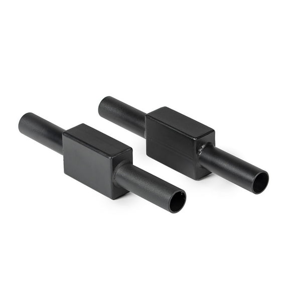 Titan Fitness 18" Beam Pinch Block Dumbbell Handles, Block Weights Sold as a Pair, 5 LB Each, Fits Olympic Plates, For Grip and Pinch Strength Training, Home Gym Dumbbell Movements