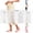 Khaki, variant on Women's Tear Away Breakaway Capri Pants Post Surgery Recovery Hip Knee Ankle Replacement Adaptive Magic Tape Wide Leg Navy,S