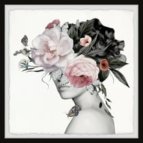 Marmont Hill Butterflies and Peonies Framed Painting Print