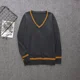 thumbnail image 2 of Suéter nuevo 2024 Slytherin Ravenclaw Hufflepuff Suéter de manga larga Cuello en V Ropa de uso diario unisex que combina con todo Disfraces de cosplay, 2 of 5