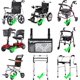 thumbnail image 5 of Bolsa de almacenamiento para silla de ruedas Vin Rouge, bolsa para silla de ruedas, bolsa de almacenamiento para reposabrazos colgante con tiras reflectantes para andadores, scooters de movilidad, 5 of 5