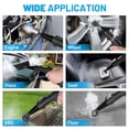 thumbnail image 6 of SPBTAR 2-in-1 Pressure Washer, 3000PSI 2GPM High Pressure Cleaner with Steam Cleaner, 2 Quick-Connect Nozzles & Soap Tank for Car/Fences/Driveway/Home/Patio Cleaning, 6 of 11