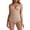 Khaki, variant on Fesfesfes Woman's Solid Color Bodysuit Chest Cushion Shapewear Jumpsuit Comfortable Out Bra Underwear body Shaper Gifts for Her