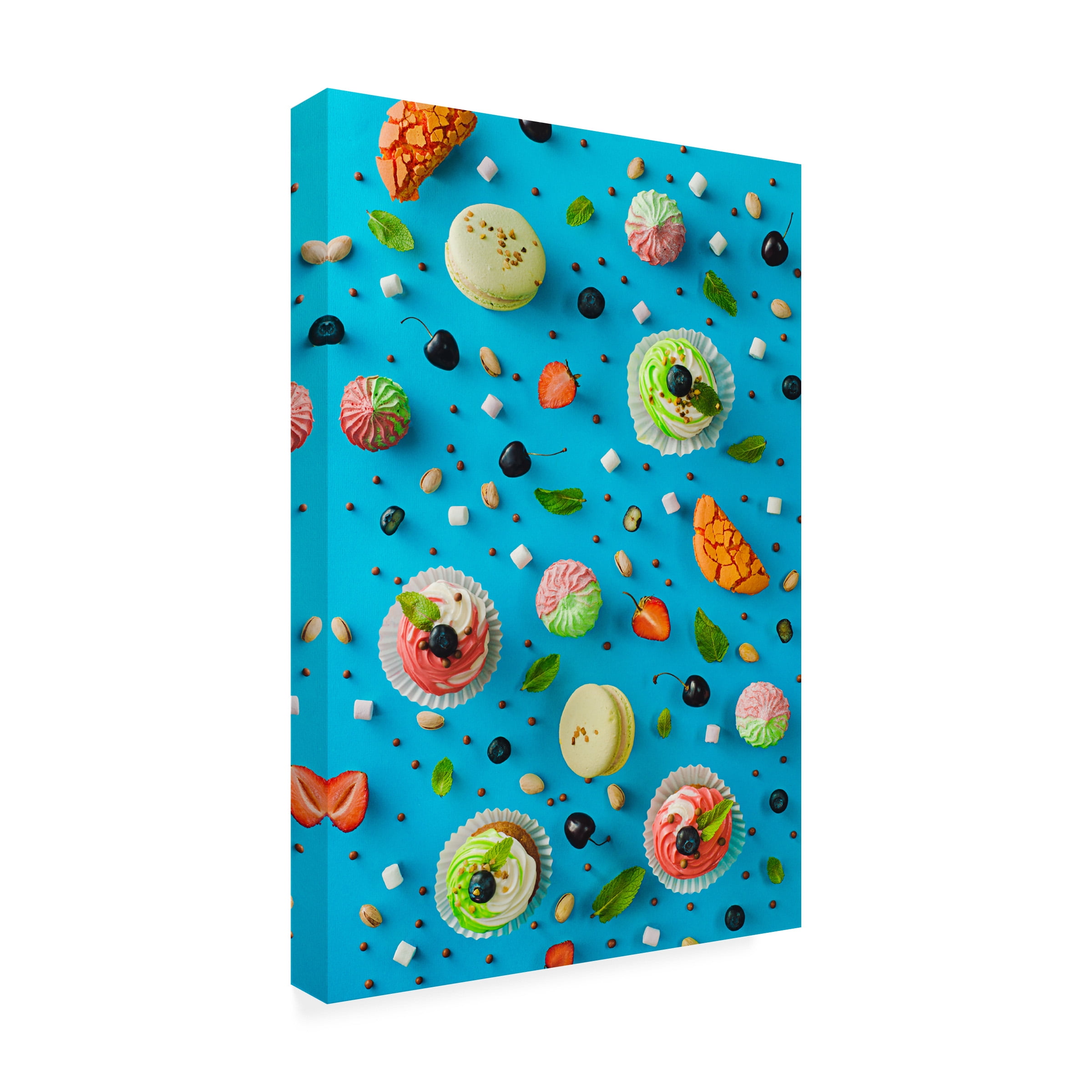 Dina Belenko 'Sweet Pattern Cupcake' Canvas Art