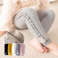 thumbnail image 4 of MXIEZI Baby Toddler Girls Winter Cotton Leggings 6M-3Y Newborn Thick Tights Fleece Cable Knit Stockings, 4 of 11