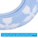 thumbnail image 2 of Inodoro Asiento Cubiertas para Baño 3uds Inodoro Asiento Cojín Cubierta Suave Más Grueso Calentador Lavable Cálido Alargar Inodoro Asiento Cubierta Cojín-Hojas Azul Unique Bargains camaybaño, 2 of 5