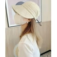 thumbnail image 4 of YooGuoGuo Women Baseball Cap Drawstring Adjustable Breathable Bucket Hat Summer Travel Beach Anti-Sunburn Hat, 4 of 7