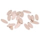 thumbnail image 4 of 20 piezas colgante ovalado de acero inoxidable, etiquetas para perros DIY con agujero, accesorio para hacer joyas, oro rosa, 6x15mm, 4 of 8