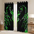 thumbnail image 2 of Manfei Wild Deer Silhouette Black Out Curtains,Jungle Animal Curtains Pack of 2 (42x63 Each),Green Black Bedroom Curtains For Boys Girls,Breathable Home Decor, 2 of 6