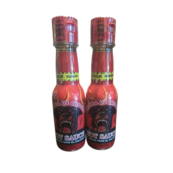 Trompa De Chucho El Salvador's Hottest Hot Sauce 6 oz bottles 2 pack Hagle Huevos