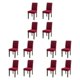 thumbnail image 5 of Toystoory 4 pack/lote funda para silla gruesa para el hogar-sillas limpias y a prueba de polvo fácil de montar fundas para sillas rojo vino Type1 NO1, 5 of 6
