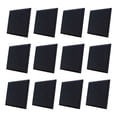thumbnail image 2 of Inteprter 12 piezas de bloque de absorción de sonido para estudio de dormitorio en casa, habitación de Piano, Panel de reducción de ruido Decoración del hogar Negro, 2 of 6