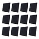 thumbnail image 2 of Matsuzay Bloque absorbente de sonido KTV para dormitorio, 12 piezas, grabación de Audio para habitación de Piano, Panel de reducción de ruido Decoración del hogar Negro, 2 of 6