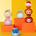 thumbnail image 2 of Pop Bean Fortune Bag Series Mini Dolls Cute Anime Figure Kawaii Desktop Ornaments Surprise Mystery Box Girls Birthday Gift, 2 of 5