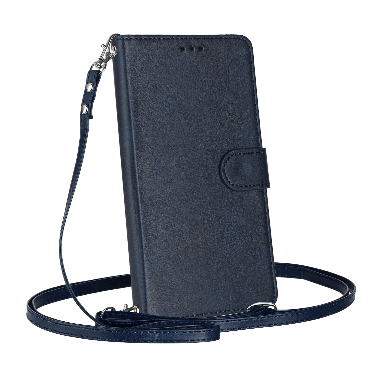 Samsung Galaxy S10 lite Case ,RFID Blocking Cover Crossbody Lanyard Flip Leather Wallet Case for Samsung Galaxy S10 lite