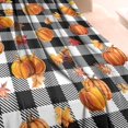 thumbnail image 3 of Fall Pumpkins and Leaves Buffalo Plaid Blanket,Comfortable Soft Lamb Wool Throw Blanket,All Season,Warm Lightweight Blankets for Sofa Bed Couch Living Room Chair,60"x80", 3 of 4