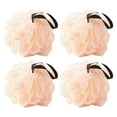 thumbnail image 1 of 4 bolas de baño de color degradado, pelotas de tenis de burbujas súper suaves, flores de baño de alta calidad que no se dispersan, baño de doble propósito para frotar, bolas de baño grandes, 1 of 5