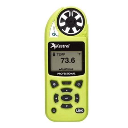 Kestrel 5200 Professional Environmental Meter with LiNK, HiViz Green