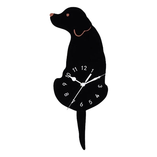 Reloj de pared silencioso Sunnimix columpio de dibujos