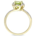 thumbnail image 4 of Everly Women's Peridot 14K Yellow Gold Engagement Ring, 4 of 7