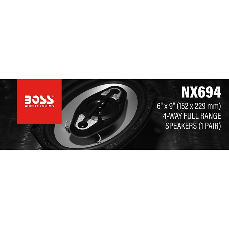 BOSS Audio Systems, Car Speakers, NX694 6 x 9 inches, 800 Watts
