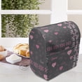 thumbnail image 3 of Pink and Grey Stand Mixer Cover, Spring Butterflies Flower Leaves Inspiration Season Concept Print, Kitchen Appliance Organizer Bag Cover with Pockets, 5 Quarts, Charcoal Grey Pink, by Ambesonne, 3 of 4