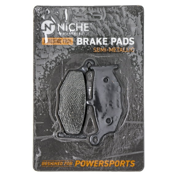 Niche Rear Brake Pad Set for Suzuki GSXR600 Semi-Metallic Motorcycle 519-KPA2398D
