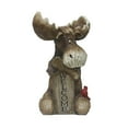 thumbnail image 5 of Hi-Line Gift Ltd 75624-B Moose with Cardinal Garden Welcome Sign, 5 of 6