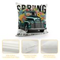 thumbnail image 4 of COMIO  Spring Pillow Covers Buffalo Plaid Tulip Flowers Truck Decor Pillow Cover Hello Spring Outdoor Pillows for Couch Sofa Patio Furniture Home Decorations White, 4 of 5