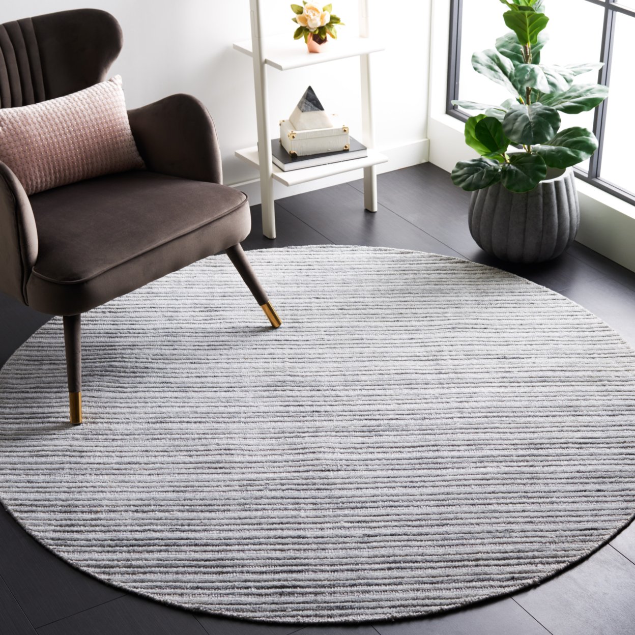 SAFAVIEH Elements Collection ELM701F Handwoven Grey Rug - image 3 of 9