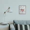 thumbnail image 5 of Stupell Industries Love Between Mother and Daughter Motivational Quote Hearts Framed Wall Art Design by Daphne Polselli, 11" x 14", Black Framed, 5 of 5