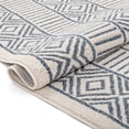 thumbnail image 2 of Well Woven Loop-De-Loop Covina Tribal Geometric Grey 2'3" x 7'3" Runner Area Rug, 2 of 2